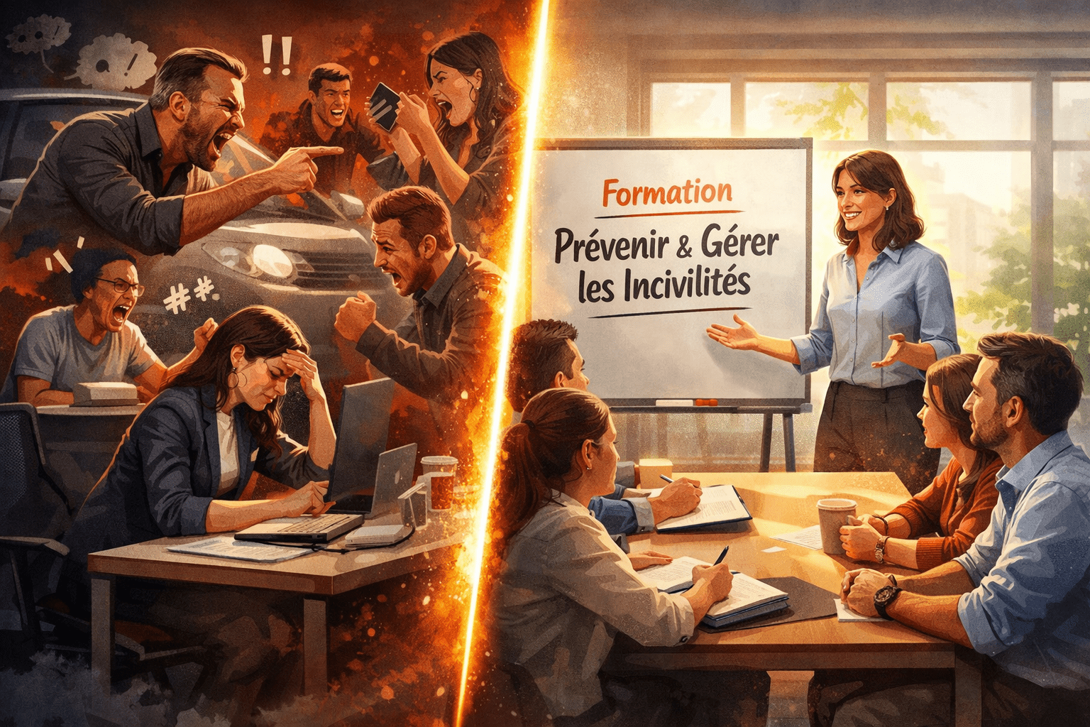 Incivilités au travail et formation pour les prévenir