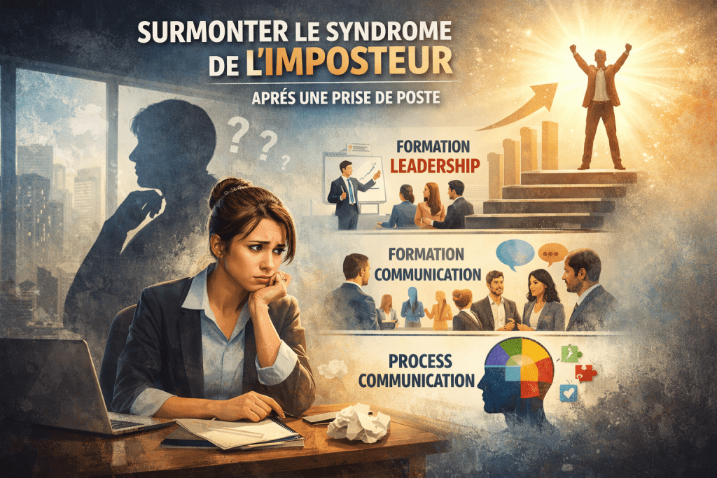 Surmonter le syndrome de l’imposteur après une prise de poste – formations leadership, communication et Process Communication