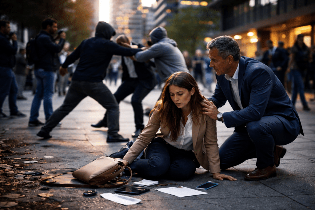 Formation gestion violence éducateurs : illustration d’une situation d’agression et de gestion de conflit dans l’espace public.